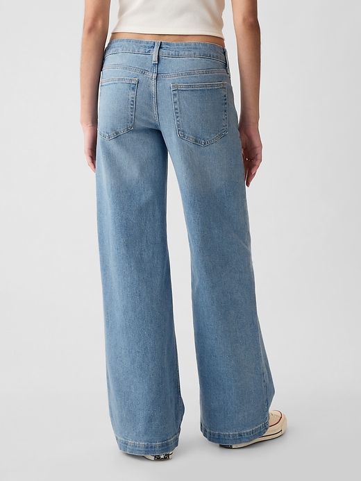 Low Rise Stride Wide-Leg Jeans sold by GAP product image thumbnail 4