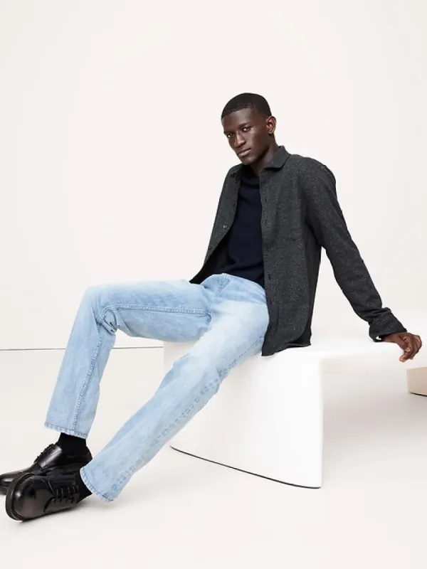 Herringbone Jacquard Shirt sold by Banana Republic