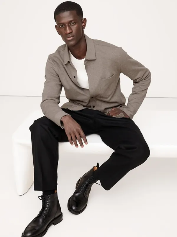 Herringbone Jacquard Shirt sold by Banana Republic