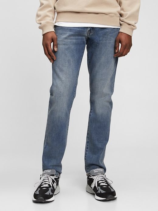 Soft Wear Slim Jeans with Washwell sold by GAP product image thumbnail 3
