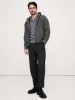 Ribbed Zip Hoodie With Wool sold by Banana Republic