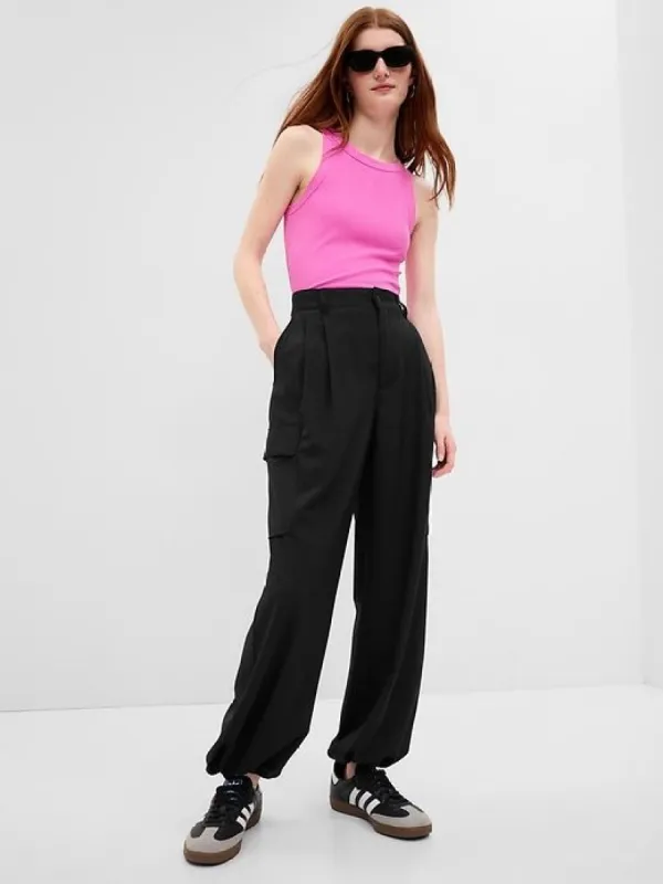 GapFit To-Go Cargo Parachute Pants sold by GAP