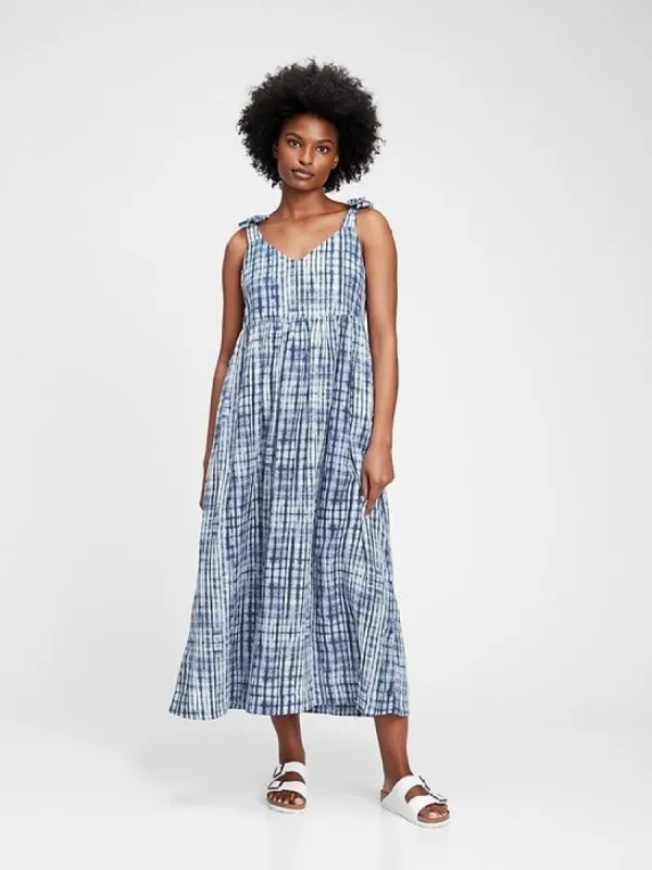 Tie-Strap Maxi Dress sold by GAP