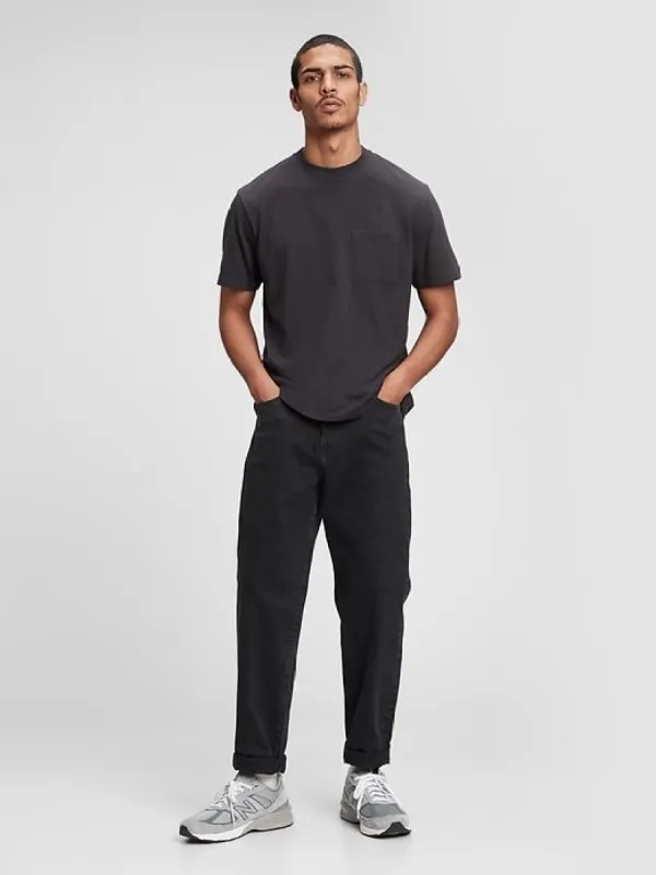 GapFlex Relaxed Taper Jeans with Washwell sold by GAP