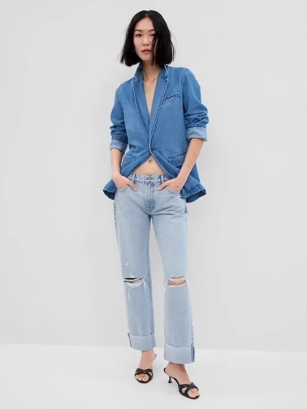 Boy Fit Jeans with Washwell sold by GAP