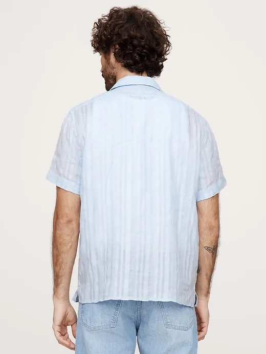 Linen-Cotton Resort Shirt sold by Banana Republic product image thumbnail 2