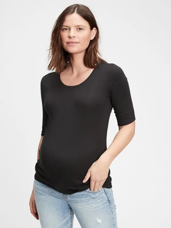 Maternity Modern Scoopneck T-Shirt sold by GAP