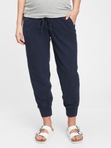 Maternity Full Panel Ribbed Joggers sold by GAP