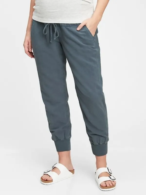 Maternity Full Panel Ribbed Joggers sold by GAP