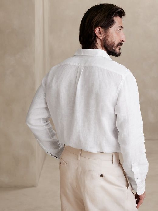 Standard Castello Linen Shirt sold by Banana Republic product image thumbnail 3
