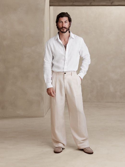 Standard Castello Linen Shirt sold by Banana Republic product image thumbnail 4