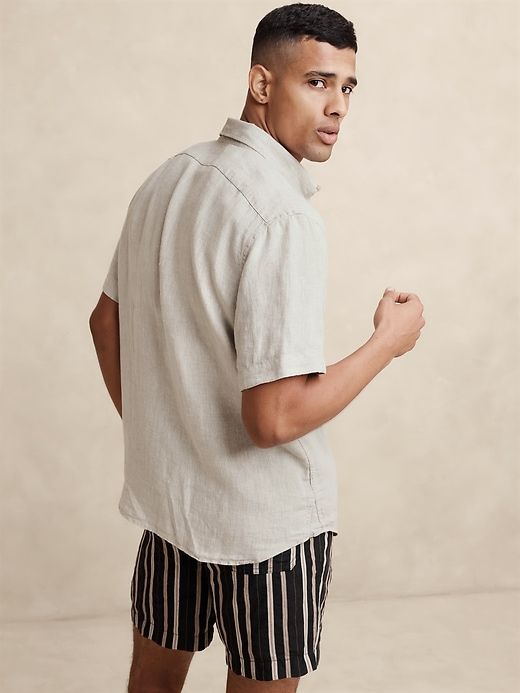 Castelletto Linen Shirt sold by Banana Republic product image thumbnail 5