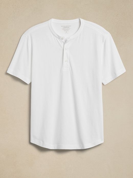 Soft Wash Henley T-Shirt sold by Banana Republic product image thumbnail 4