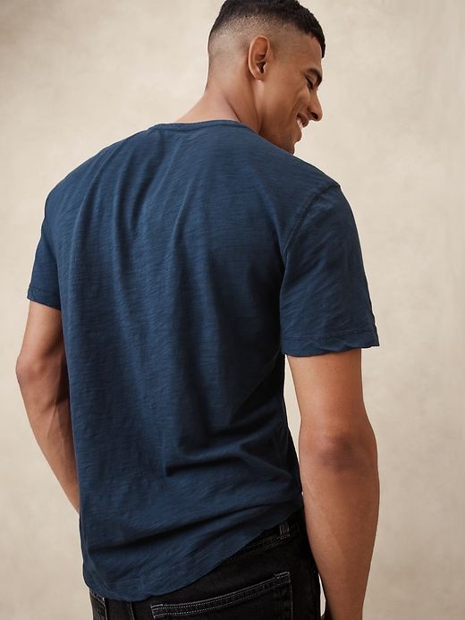 Soft Wash Henley T-Shirt sold by Banana Republic product image thumbnail 5
