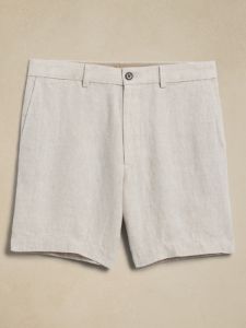 Lino 7" Linen Short sold by Banana Republic