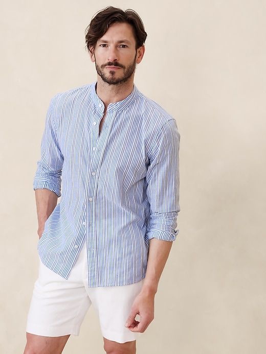Montecito Poplin Shirt sold by Banana Republic