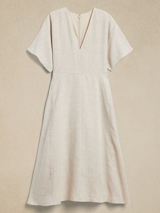 Maya Linen Midi Dress sold by Banana Republic product image thumbnail 4
