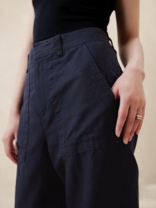 Mya Cotton-Linen Cargo Pant sold by Banana Republic