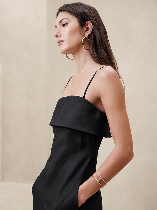 Onda Linen Jumpsuit sold by Banana Republic product image thumbnail 3