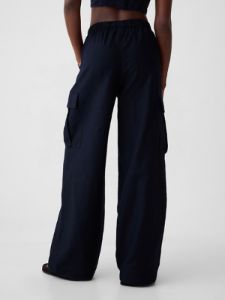 Mid Rise Linen-Cotton Pull-On Cargo Pants sold by GAP
