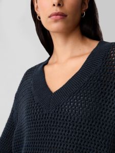 24/7 Split-Hem Crochet Sweater sold by GAP