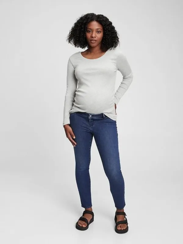 Maternity Inset Panel True Skinny Jeans sold by GAP