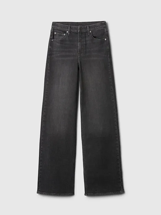 High Rise Stride Wide-Leg Jeans sold by GAP product image thumbnail 5