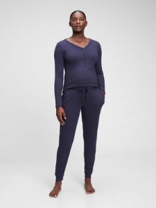 Maternity Henley Knit Sleep Set sold by GAP