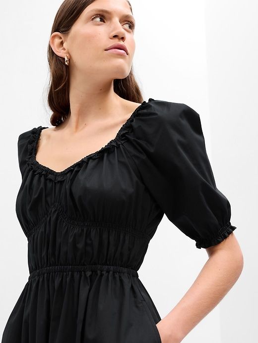 Puff Sleeve Midi Dress sold by GAP product image thumbnail 3