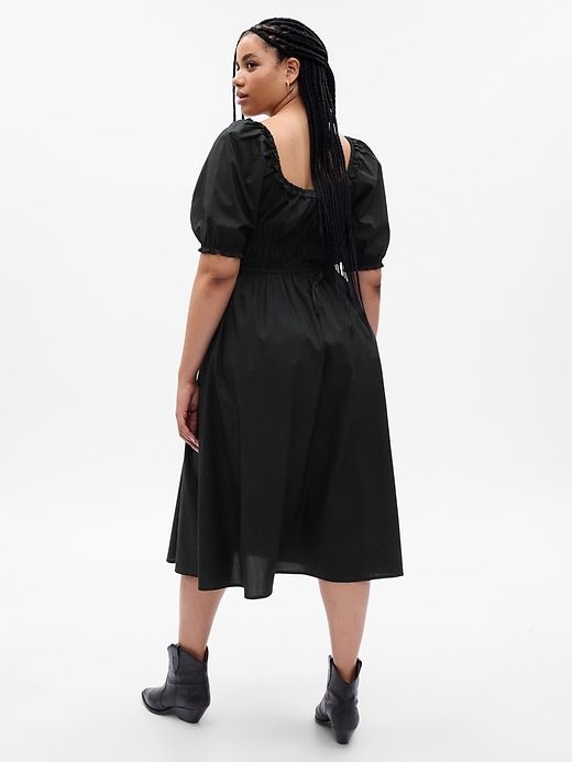 Puff Sleeve Midi Dress sold by GAP product image thumbnail 5