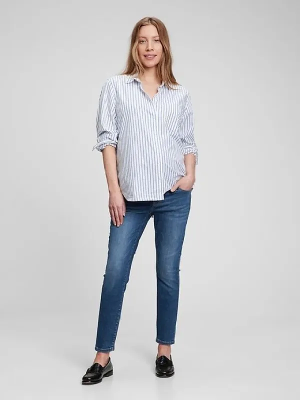 Maternity True Waistband Full Panel True Skinny Jeans sold by GAP