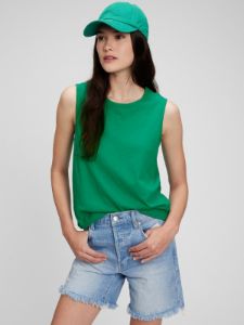 Shrunken Muscle Tank Top sold by GAP