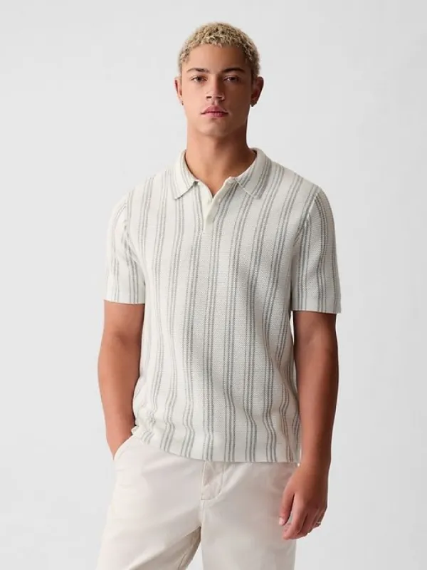 Textured Polo Shirt sold by GAP