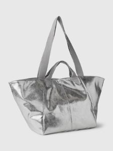 Metallic Vegan Leather Tote Bag sold by GAP