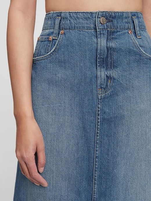 Denim Midi Skirt sold by GAP product image thumbnail 3