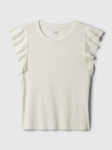 Essential Rib Flutter Sleeve Shirt sold by GAP