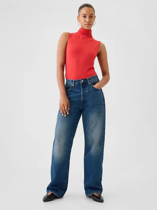 Featherweight Turtleneck Tank Top sold by GAP product image thumbnail 3