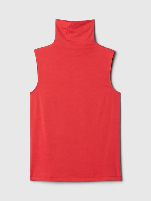 Featherweight Turtleneck Tank Top sold by GAP product image thumbnail 5