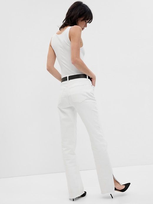 Mid Rise Split-Hem '90s Loose Jeans sold by GAP product image thumbnail 2