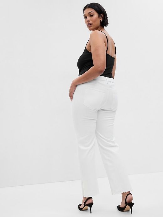 Mid Rise Split-Hem '90s Loose Jeans sold by GAP product image thumbnail 5