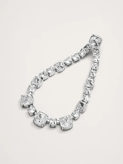 Maxima Rhinestone Teardrop Earrings by Aureus + Argent sold by Banana Republic product image thumbnail 3