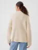 Oversized Split-Hem Mockneck Sweater sold by GAP