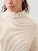 Oversized Split-Hem Mockneck Sweater sold by GAP