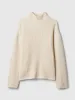 Oversized Split-Hem Mockneck Sweater sold by GAP