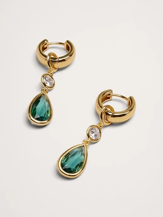 Mermaid Teardrop Drop Earrings by Aureus + Argent sold by Banana Republic product image thumbnail 2