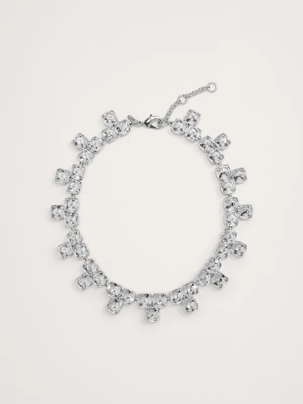 Maxima Rhinestone Statement Necklace by Aureus + Argent sold by Banana Republic