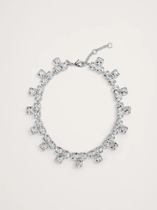 Maxima Rhinestone Statement Necklace by Aureus + Argent sold by Banana Republic