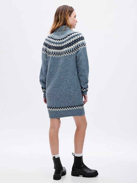 Fair Isle Turtleneck Mini Sweater Dress sold by GAP product image thumbnail 2