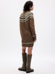 Fair Isle Turtleneck Mini Sweater Dress sold by GAP