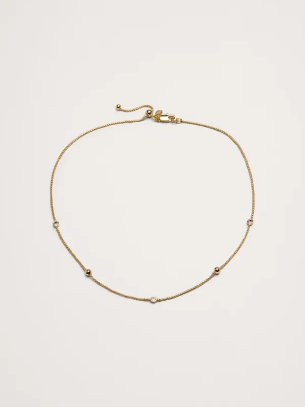 Crystal & Sphere Layering Necklace by Aureus + Argent sold by Banana Republic